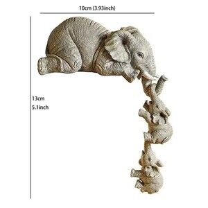 Elephant and baby Elephant hanging self decor